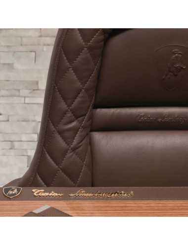 Sillón director Long Beach cuero Vogue moca Tonino Lamborghini Casa - 1