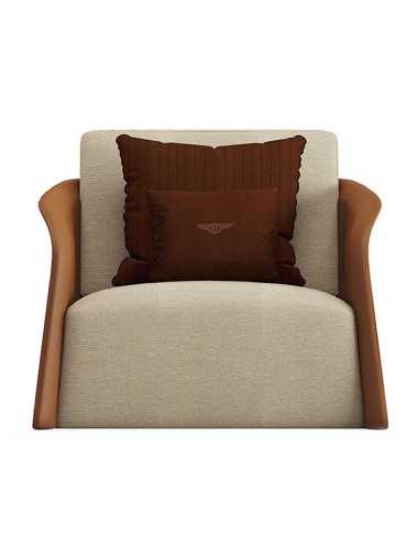 Sillón Swan madera curvada acolchada Bentley Home - 1