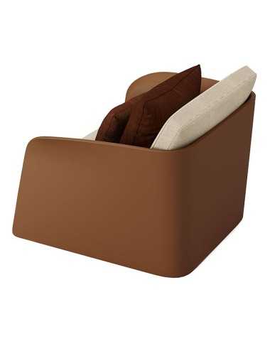 Sillón Swan madera curvada acolchada Bentley Home - 4