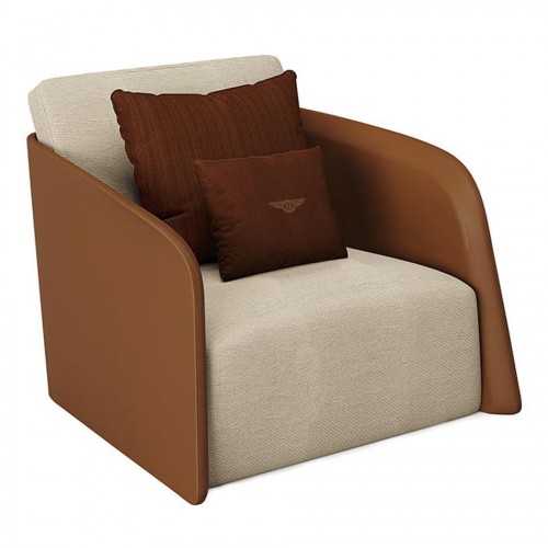Sillón Swan madera curvada acolchada Bentley Home - 1
