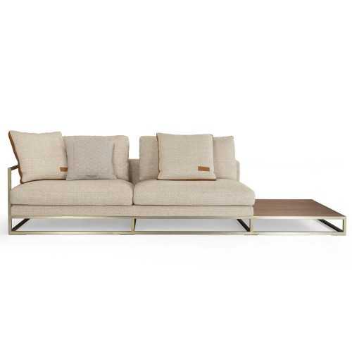 Sofá 3 plazas V210-L de tela con mesita integrada Aston Martin - 1