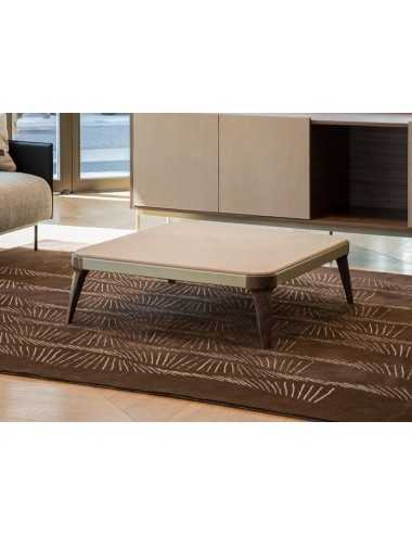 Mesa centro V225 piel madera de nogal canaletto metal Aston Martin - 3