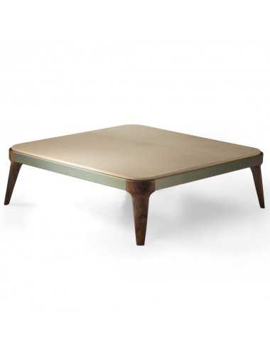 Mesa centro V225 piel madera de nogal canaletto metal Aston Martin - 1