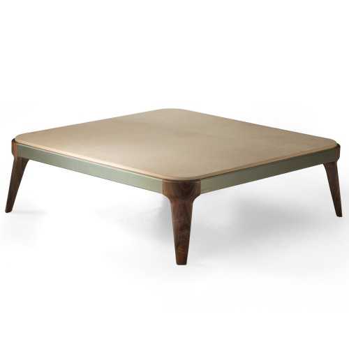 Mesa centro V225 piel madera de nogal canaletto metal Aston Martin - 1