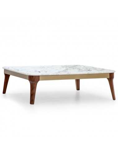 Mesa centro V225-M mármol Carrara madera nogal canaletto Aston Martin - 1