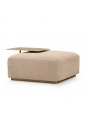 Puff V255 piel nabuk color arena metal dorado Aston Martin - 1