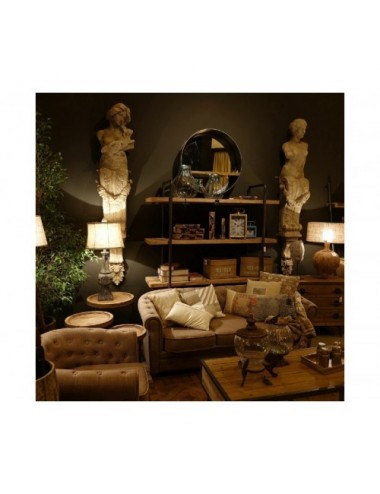 Lámpara De Sobremesa Resina 41x41x88 Estilo Contemporáneo - 5