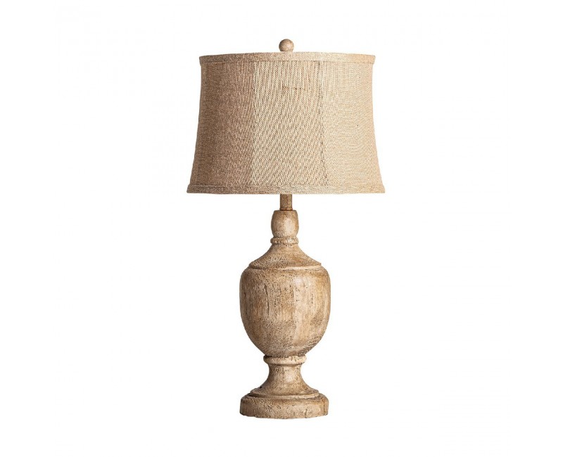 Lámpara De Sobremesa Resina 41x41x78 Estilo Provenzal - 1