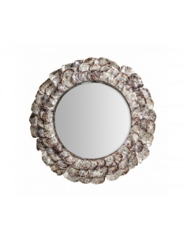 Espejo Inga Acero 128x11x128 Estilo Nórdico - 1