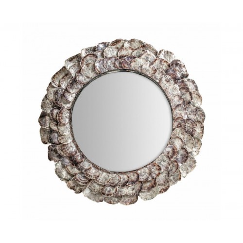 Espejo Inga Acero 128x11x128 Estilo Nórdico - 1