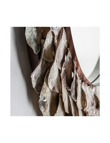 Espejo Inga Acero 128x11x128 Estilo Nórdico - 3