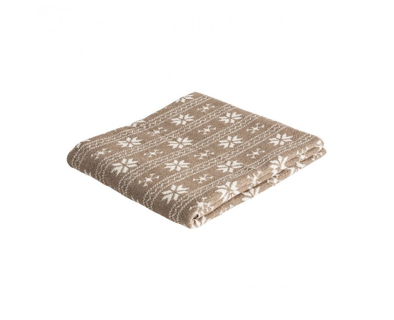 Plaid Snow Algodón 150x125x1 Estilo Shabby Chic - 1