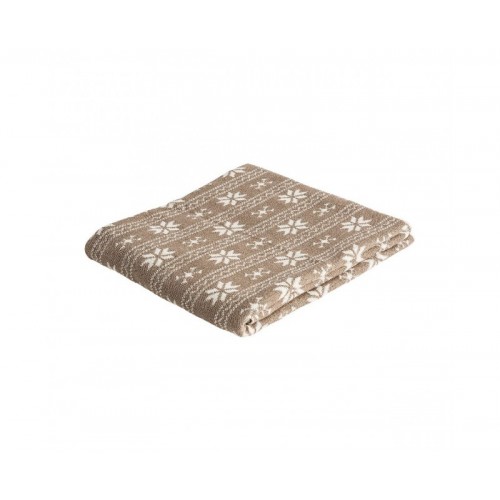 Plaid Snow Algodón 150x125x1 Estilo Shabby Chic - 1