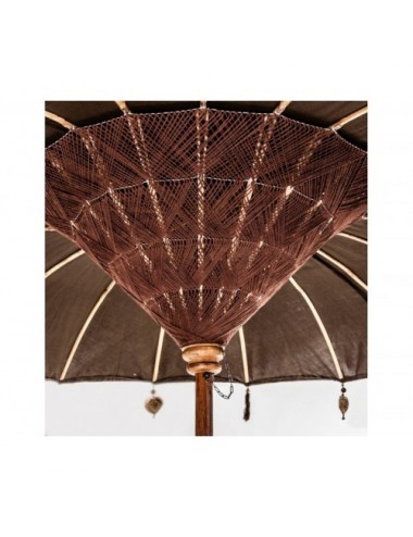 Sombrilla Gela Madera Mindi 185x185x260 Estilo Shabby Chic - 3