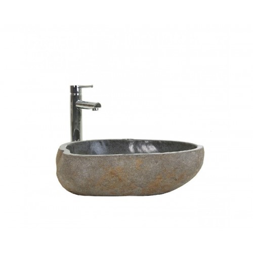 Lavabo Tauro Piedra 59x38x16 Estilo Contemporáneo - 1
