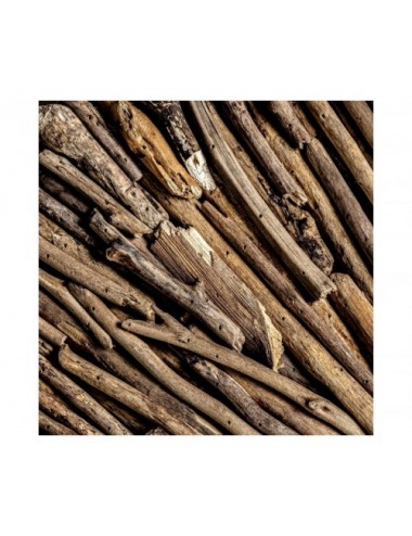 Espejo Varverg Madera Tropical 121x7x121 Estilo Étnico - 3