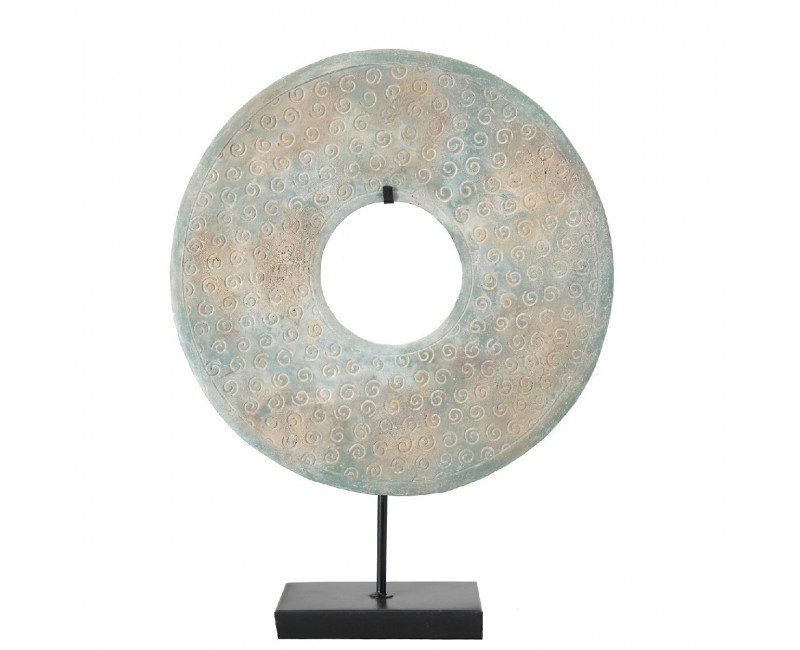 Figura Decorativa Resina 35,5x13x48 Estilo Nórdico - 1