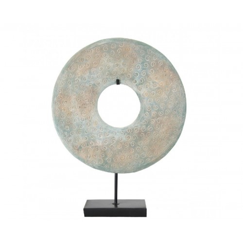 Figura Decorativa Resina 35,5x13x48 Estilo Nórdico - 1