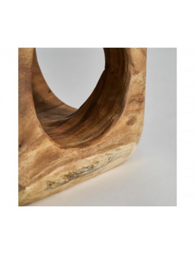 Reposapiés Arusa Madera Suar 40x40x40 Estilo Étnico - 3