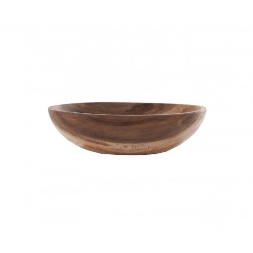 Cuenco Nakuru Madera De Acacia 51x51x13 Estilo Colonial - 1