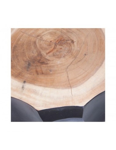 Taburete Lesoto Madera Suar 35x35x45 Estilo Contemporáneo - 1