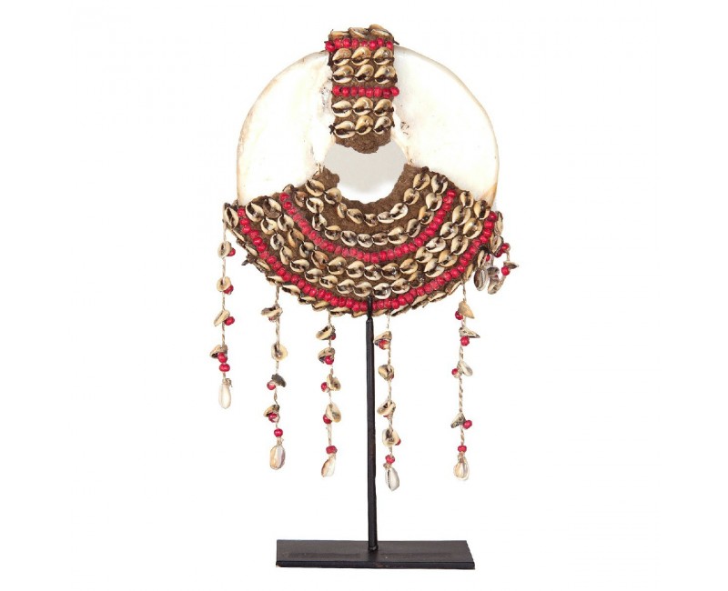 Figura Collar Piedra Piedra 18x7x40 Estilo Étnico - 1