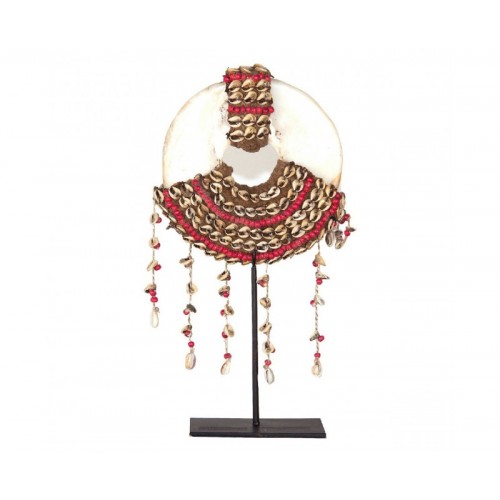 Figura Collar Piedra Piedra 18x7x40 Estilo Étnico - 1