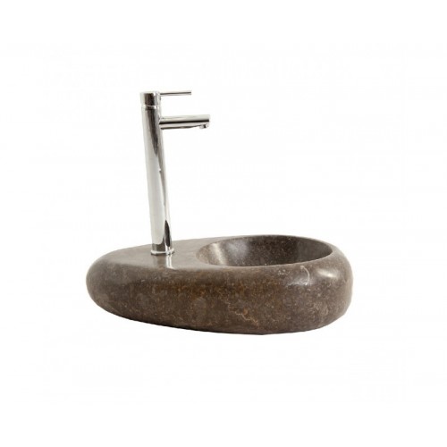 Lavabo Cáncer Piedra 56x40x14 Estilo Contemporáneo - 1