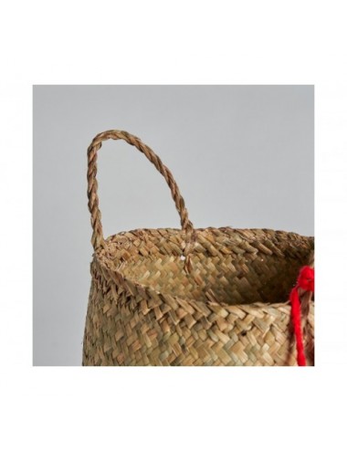 Cesto Amalia Ratán 36x36x43 Estilo Vintage - 3