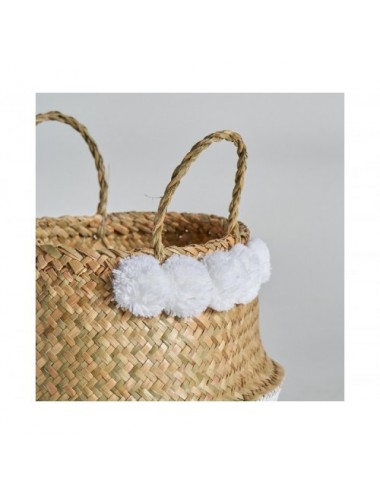 Cesto Amalia Ratán 42x42x42 Estilo Vintage - 3