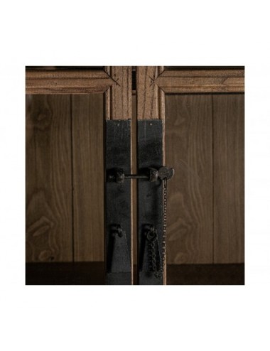 Vitrina Tartu Madera De Olmo 130x45x175 Estilo Colonial - 5