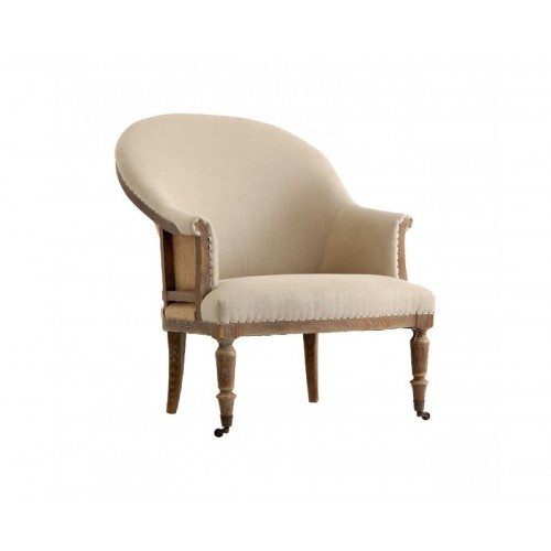 Sillón Ault Madera De Fresno 76x90x92 Estilo Clásico - 1