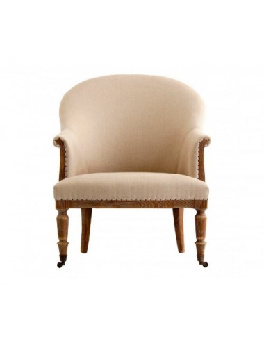 Sillón Ault Madera De Fresno 76x90x92 Estilo Clásico - 1