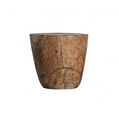 Mesa Auxiliar Chitsa Madera Tropical 50x50x47 Estilo Étnico - 1