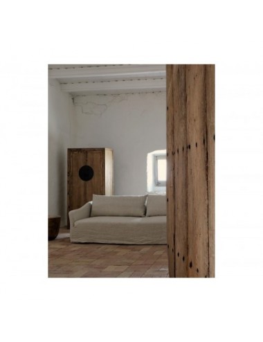 Mesa Auxiliar Chitsa Madera Tropical 50x50x47 Estilo Étnico - 4