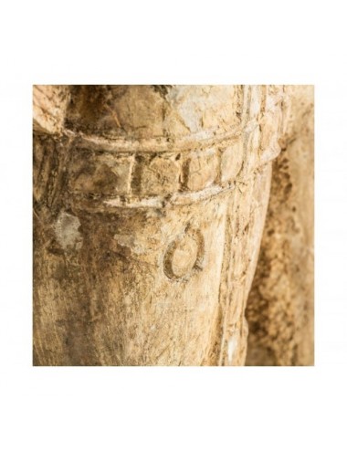 Busto Caballo Madera De Acacia 15x34x53 Estilo Étnico - 1