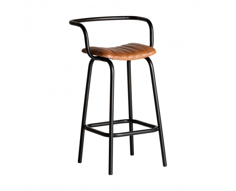 Taburete Chadron Hierro 52x49x90 Estilo Vintage - 1