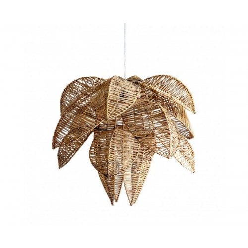 Lámpara De Colgar Ratán 70x70x60 Estilo Contemporáneo - 1
