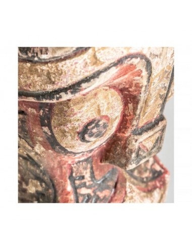 Figura Decorativa Primitivo J 2 Hierro 24x28x86 Estilo Étnico - 3