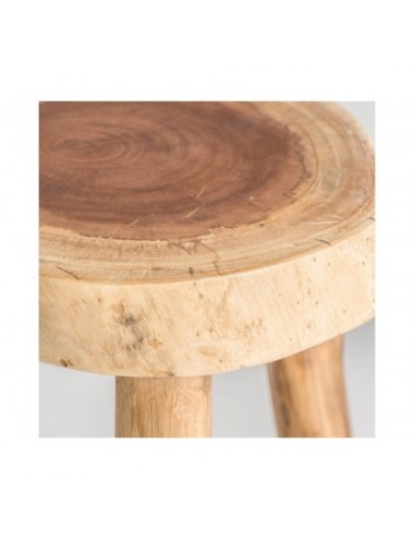 Taburete Clues Madera Suar 50x43x50 Estilo Étnico - 1
