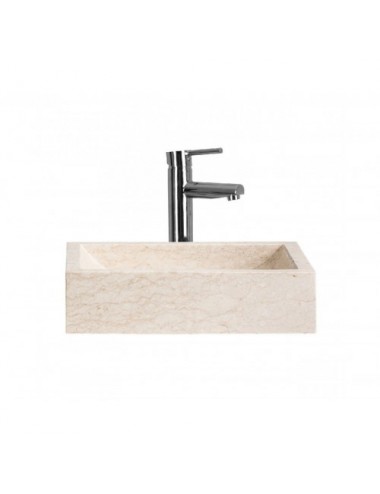 Lavabo Haumea Piedra 50x35x12 Estilo Contemporáneo - 1