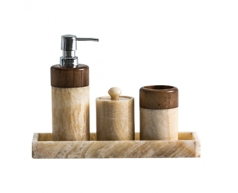 Set De Aseo Neptuno J 4 Onix 30x10x23 Estilo Contemporáneo - 1