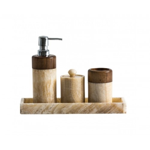 Set De Aseo Neptuno J 4 Onix 30x10x23 Estilo Contemporáneo - 1