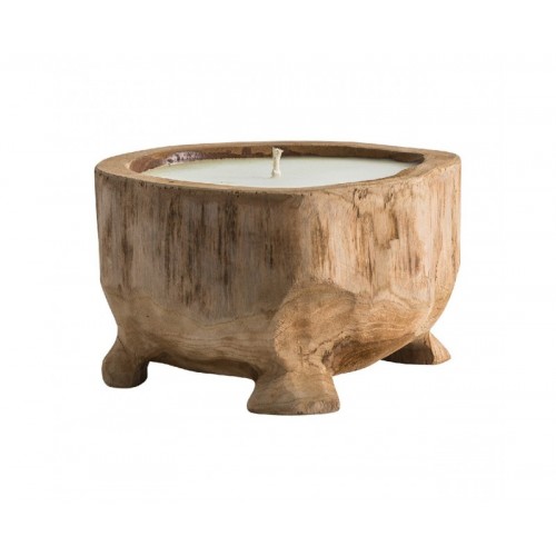 Vela Jadheka Madera De Teka 25x25x16 Estilo Étnico - 1