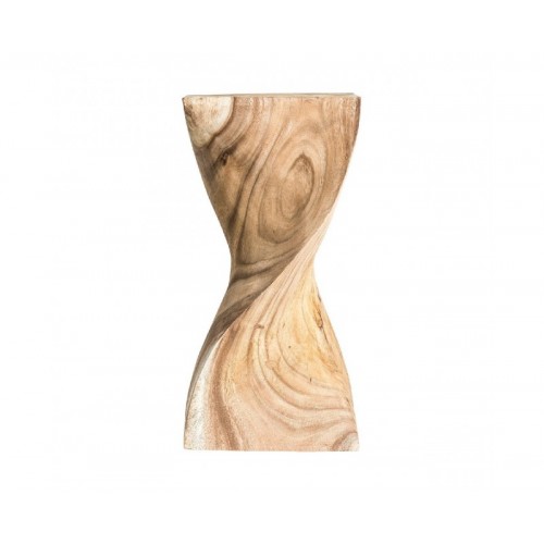 Mesa Auxiliar Yendi Madera Tropical 30x30x62 Estilo Contemporáneo - 1