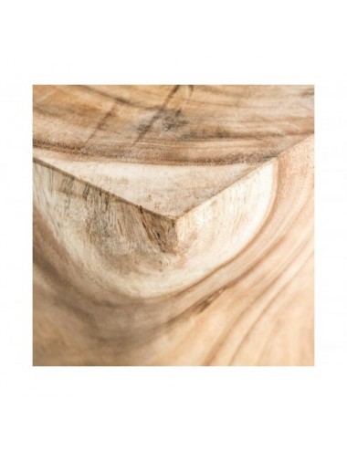 Mesa Auxiliar Yendi Madera Tropical 30x30x62 Estilo Contemporáneo - 3