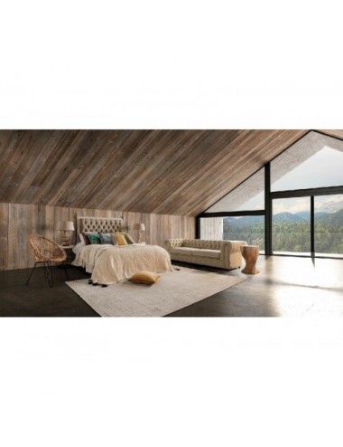 Mesa Auxiliar Yendi Madera Tropical 30x30x62 Estilo Contemporáneo - 5