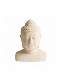 Busto Budha Cemento 53x40x70 Estilo Oriental - 1