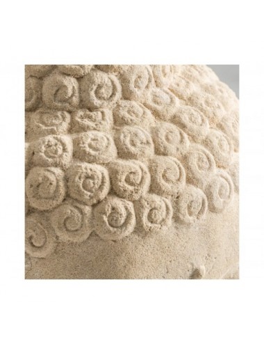 Busto Budha Cemento 53x40x70 Estilo Oriental - 4