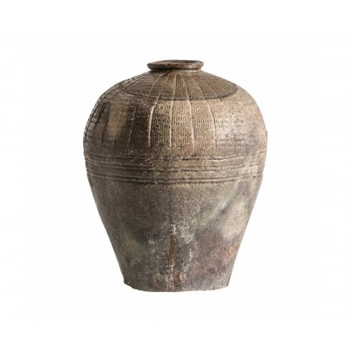 Jarrón Gawan Cerámica 36x36x48 Estilo Oriental - 1